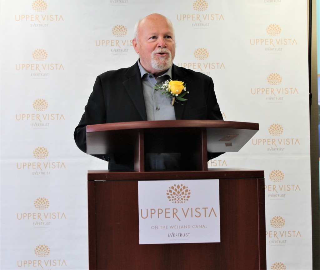 Evertrust Development welland-mayor-frank-campion Upper Vista Welland Brings Welcomed Transformation to Waterway  